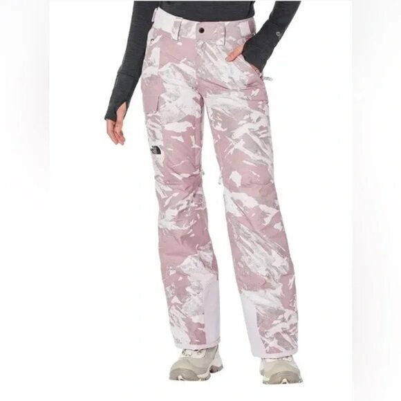 NEW The North Face Ladies Freedom Insulated Snow Ski Pants 2X or XS Lavender Fog - Picture 1 of 7